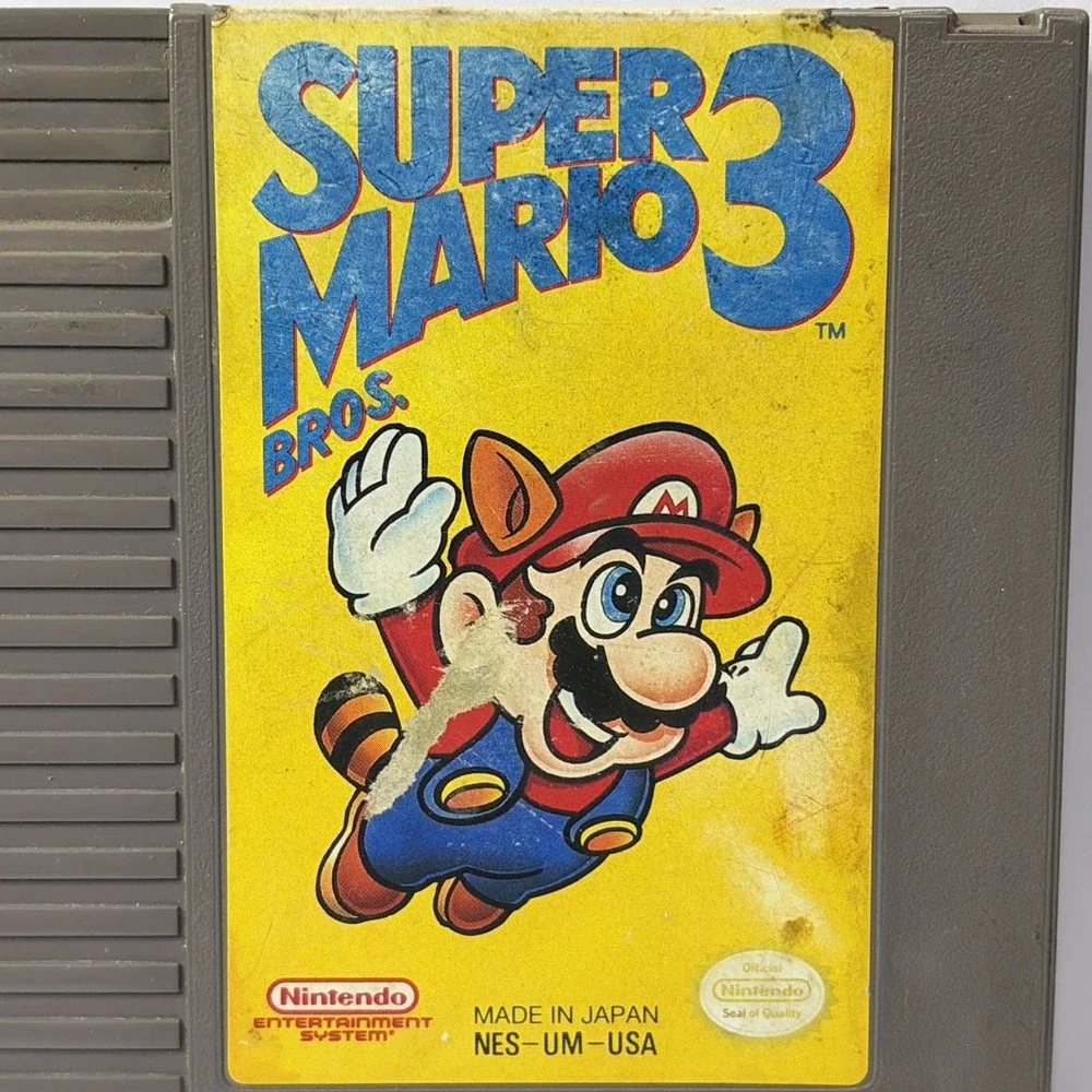 Nintendo NES Super Mario Bros 3 Left Bros Variant Game Cartridge NES-UM-USA